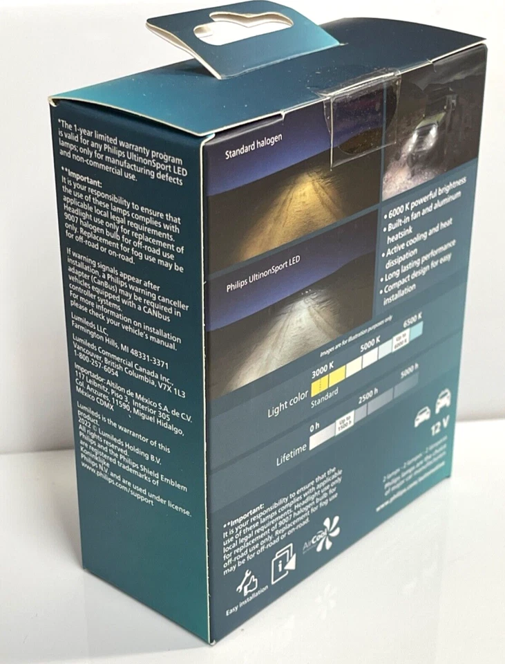 LED PHILIPS UltinonSport 9007 (HB5) Foto 3 de 4