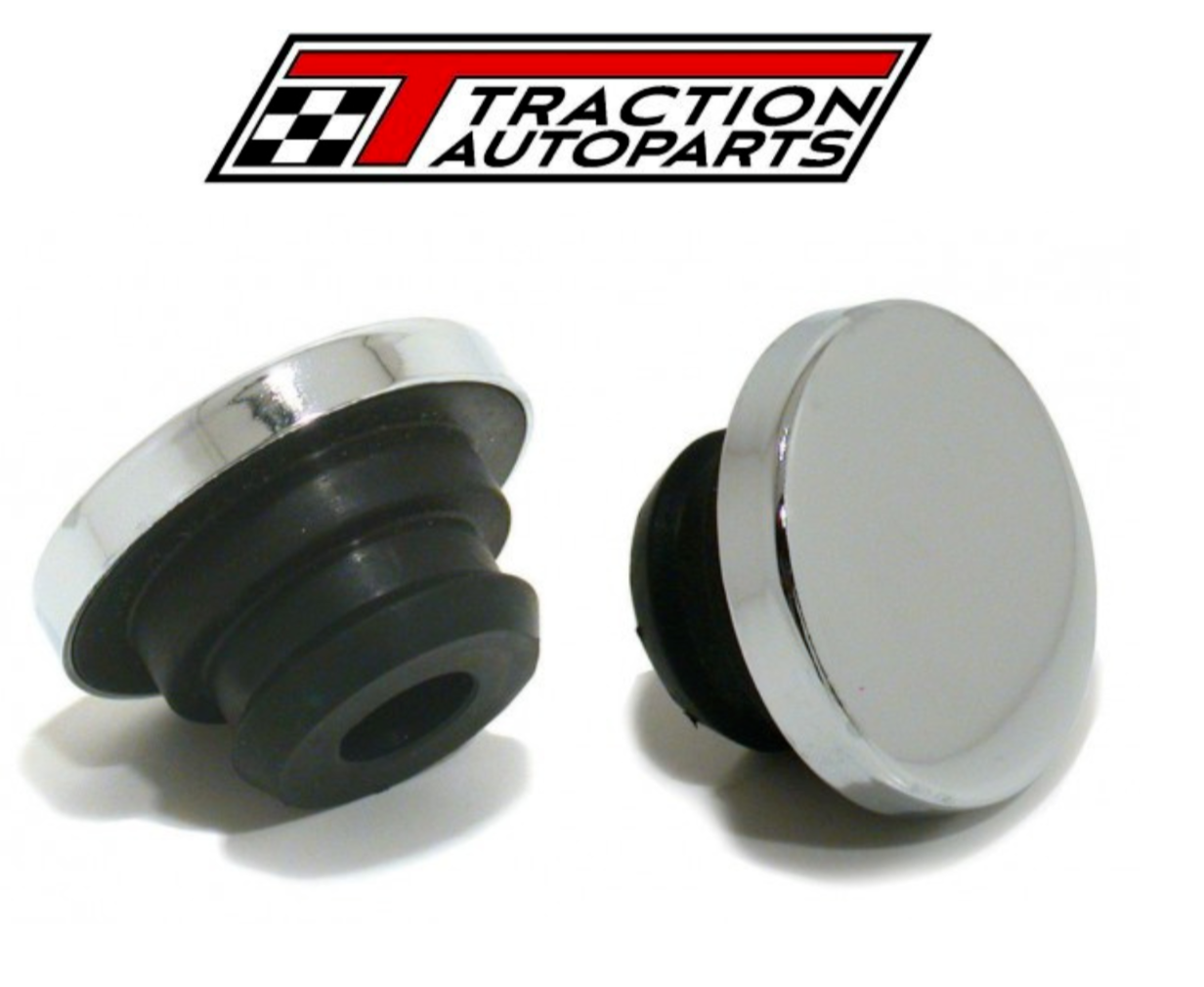 Valve Cover Oil Cap Flat Push in with inbuilt Grommet suit 11/4"(32mm