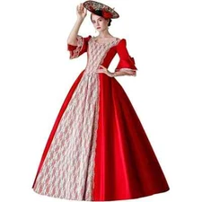 KEMAO Victorian  Rococo Ball Gown Costumes Court Wedding 18th Century Dress