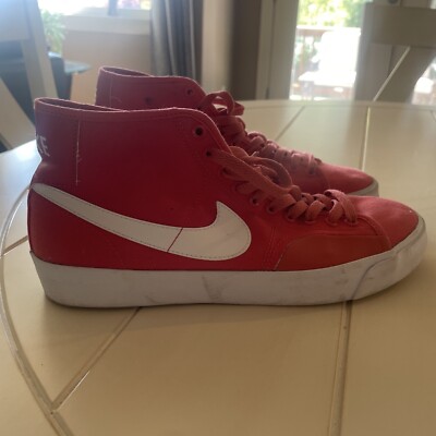 Size 8 -‎ Nike SB Blazer Court Mid Premium Pink Nike SB Blazer Court Mid Premium Pink Canvas Skate Shoes  main image 4