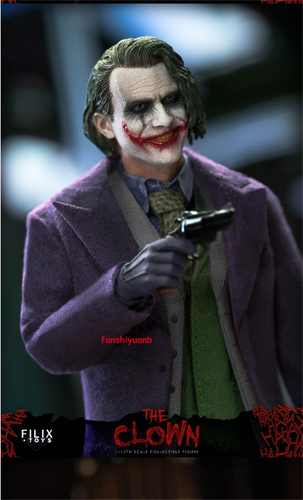 Filix Toys The Joker 1/12 Scale Full Set w/ 2 Heads 6'' Action Figure Collection - Imagen 6 de 13