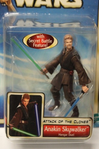 Anakin Skywalker Hanger Duel #22 Star Wars Attaque Clones Saga Jouet 84605 2002 - Photo 2 sur 3