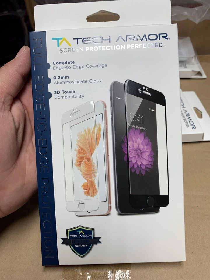 2 Tech Armor iPhone 6S Plus Screen Protector - Image 3 of 4