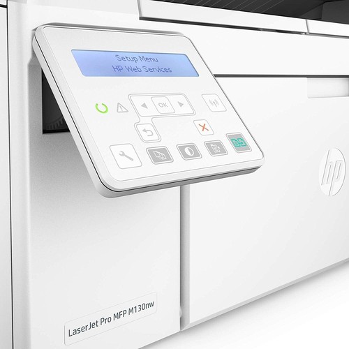HP LaserJet Pro M130nw All-in-One Wireless Laser Printer, Works with Alexa - Picture 6 of 7