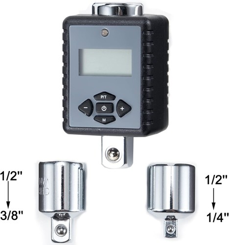 1/2''Digital Torque Adapter 12.5 to 250.9 ft-lbs with Audible&Led Alert 1/2' - Picture 4 of 8