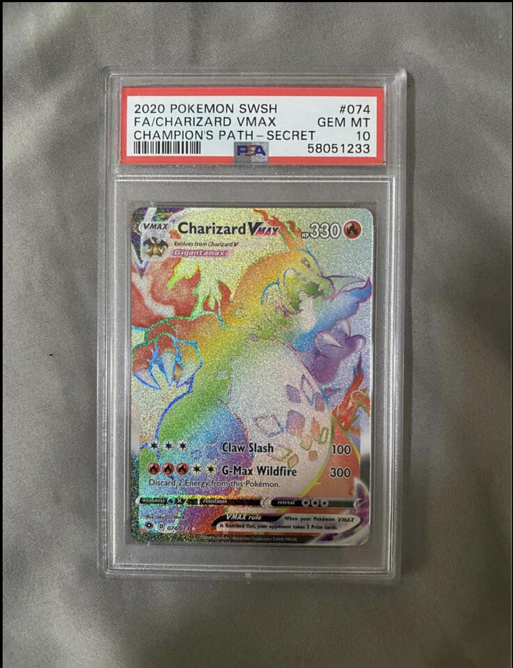 【鑑定済】ポケモンカード リザードン Charizard VMAX PSA 10 PSA 10 Charizard VMAX 079/S-P Rainbow Battle Box PROM