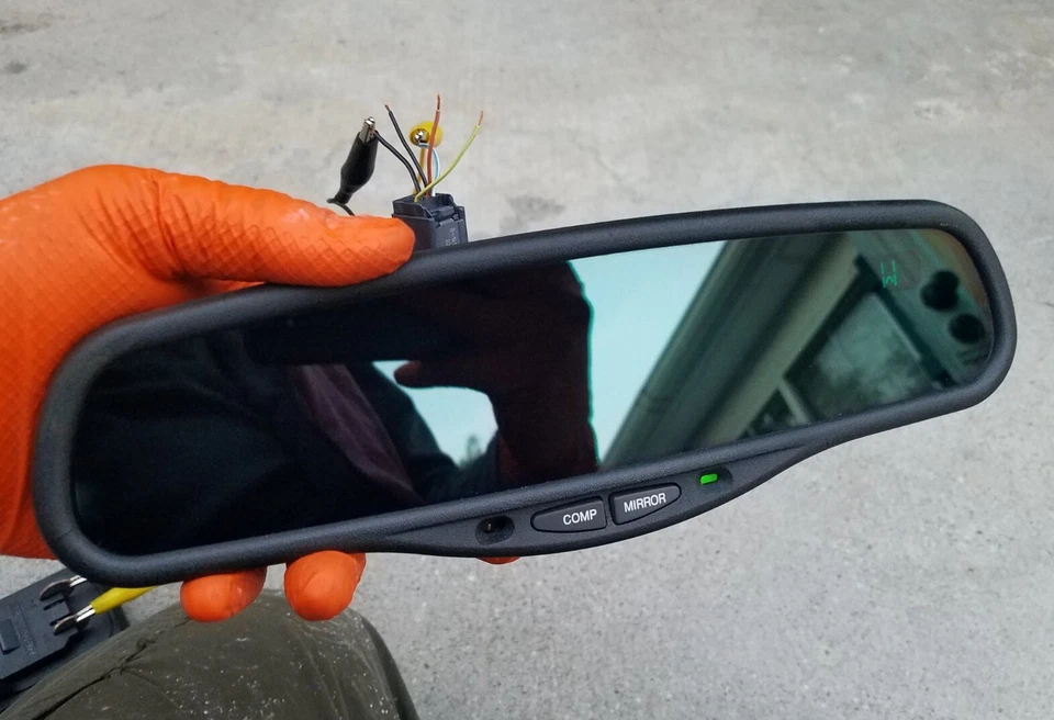 04-07 Jaguar X350 XJR XJ8 Vanden Plas Super V8 Espelho Retrovisor Interior OEM Dim - Imagem 2 de 4