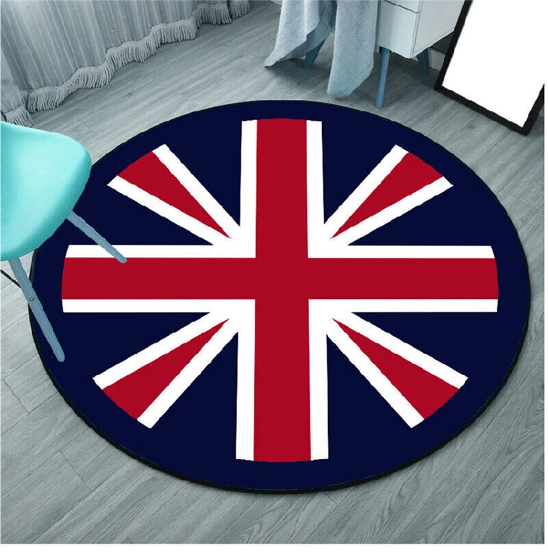 Moda Estilos de Películas Vengadores Alfombra Antideslizante Dormitorio Habitación Alfombra Redonda Alfombras de Área Foto 4 de 4