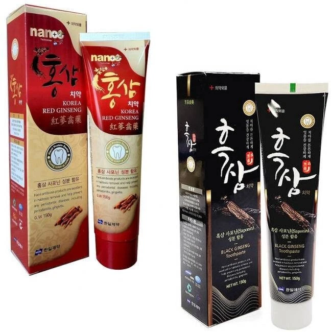 HANIL Ginseng Toothpaste 150g #Red Ginseng / Black Ginseng