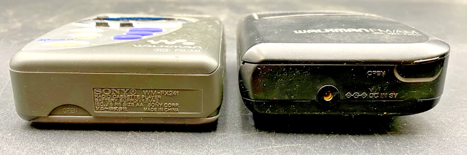 (2) REPRODUCTORES DE CASSETTE AM/FM SONY WALKMANS WM-FX101 Y AVLS + AURICULARES KOSS TM602 Foto 4 de 4