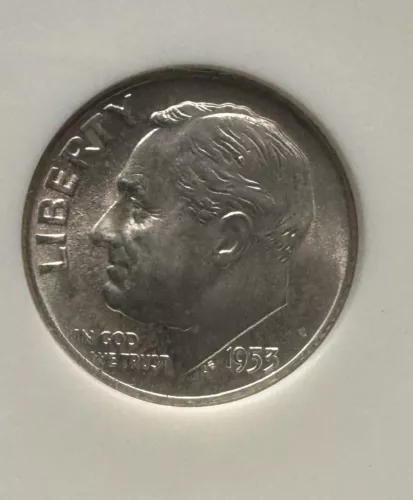 1953 D 10C Roosevelt Dime NGC MS 67