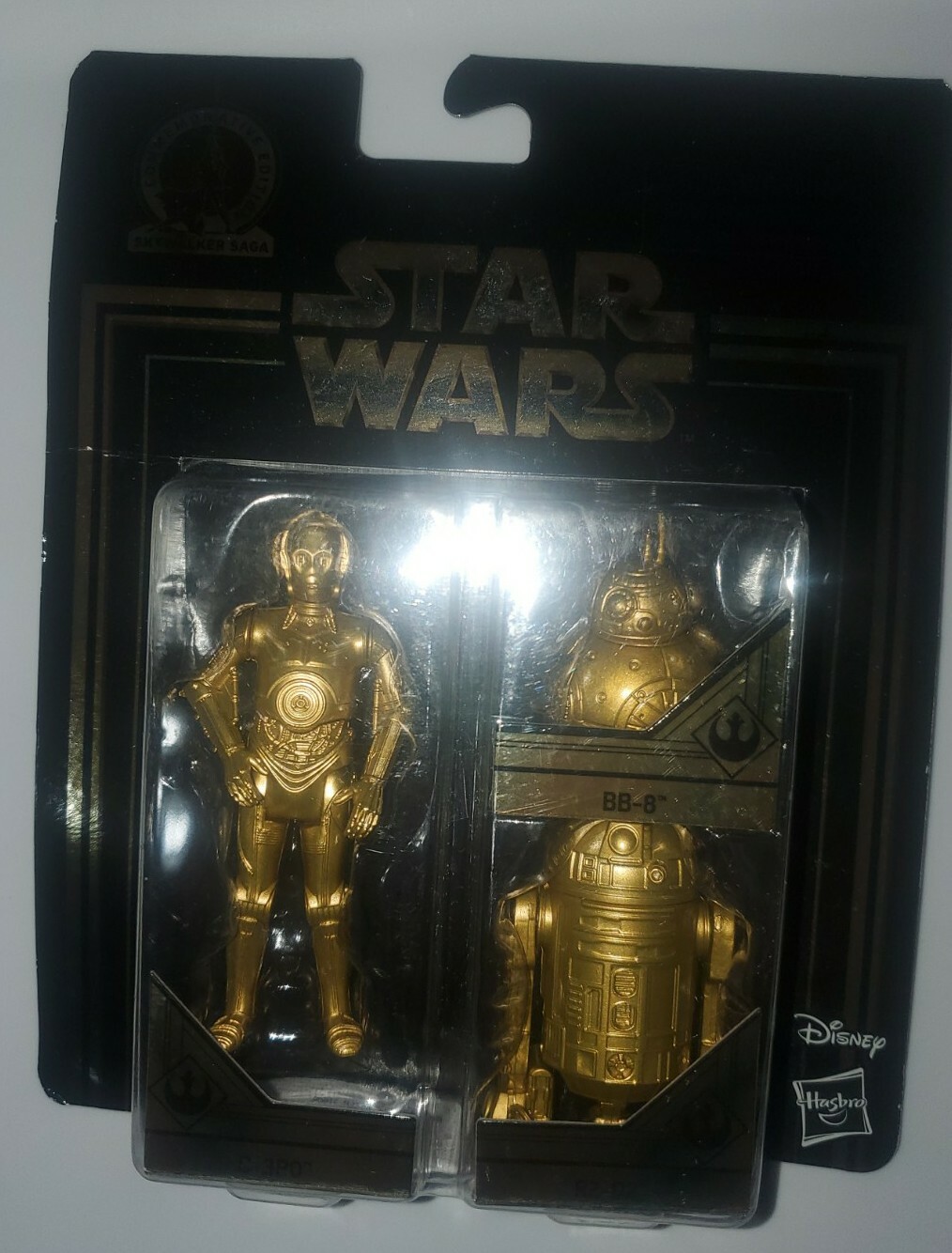 Hasbro Star Wars Commentative Gold Edition Skywalker Saga C 3po R2d2 Bb8 For Sale Online Ebay