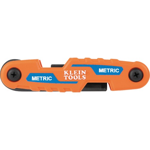 Klein Tools 70540M Compact Folding Hex Key Set, 8-Key Metric sizes 1.5mm to 8mm - Picture 3 of 4