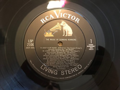 The Music of Sigmund Romberg George Melachrino Vinyl LP Album Record #304 - Picture 4 of 6