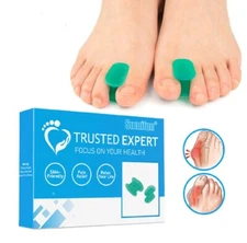 8-Pair Gel Toe Separators –Silicone Bunion Spacer Pain Relief Orthotics for Feet