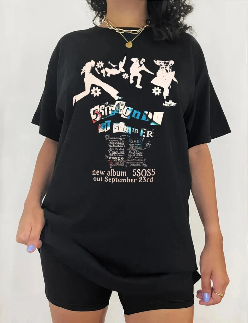 Seconds Of Summer Shirt Outer Space Carry On 5sos Tshirt, 47 OFF