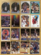 Isiah Thomas Lot Of 16 Mixed Brand 1990-1993 Detroit Pistons EX