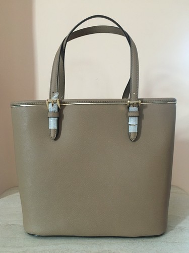 MICHAEL MICHAEL KORS borsa borsa borsa borsa borsa borsa a tasca media cachi scuro saffiano con cornice in pelle - Foto 2 di 5