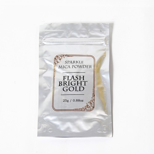 Mystic Moments | Flash Bright Gold Sparkle Mica Powder - 25g - Picture 2 of 5