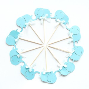 baby boy elephant cake