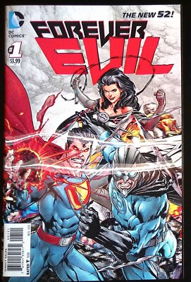Forever Evil #1 DC Comics Extremely Rare Variation A 3d Variant NM