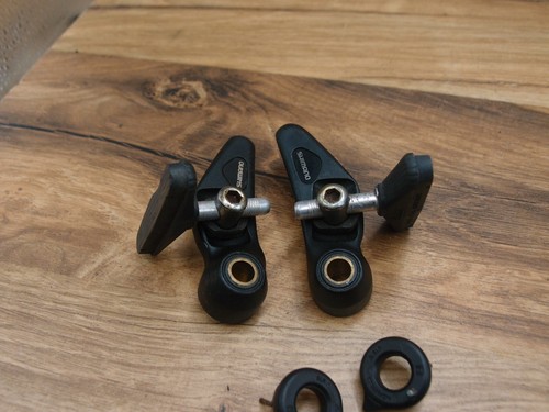 one pair cantilevers brakes Shimano Deore DX Black Edition BR-M650 VIA Japan - Picture 2 of 11