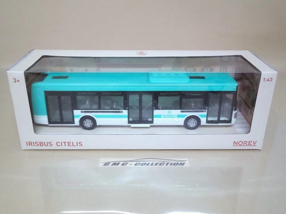 IVECO IRiSBUS CiTELiS 2008 BiANCO/VERDE/WHiTE AUTOBUS PULLMAN BUS NOREV 1/43 - Immagine 4 di 4