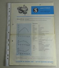 Typenblatt / Technische Daten Sachs Stamo 76RM Spezialmotor für Rasenmäher