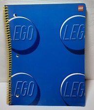 Lego BLUE Wide Ruled Spiral Notebook by MZB I...