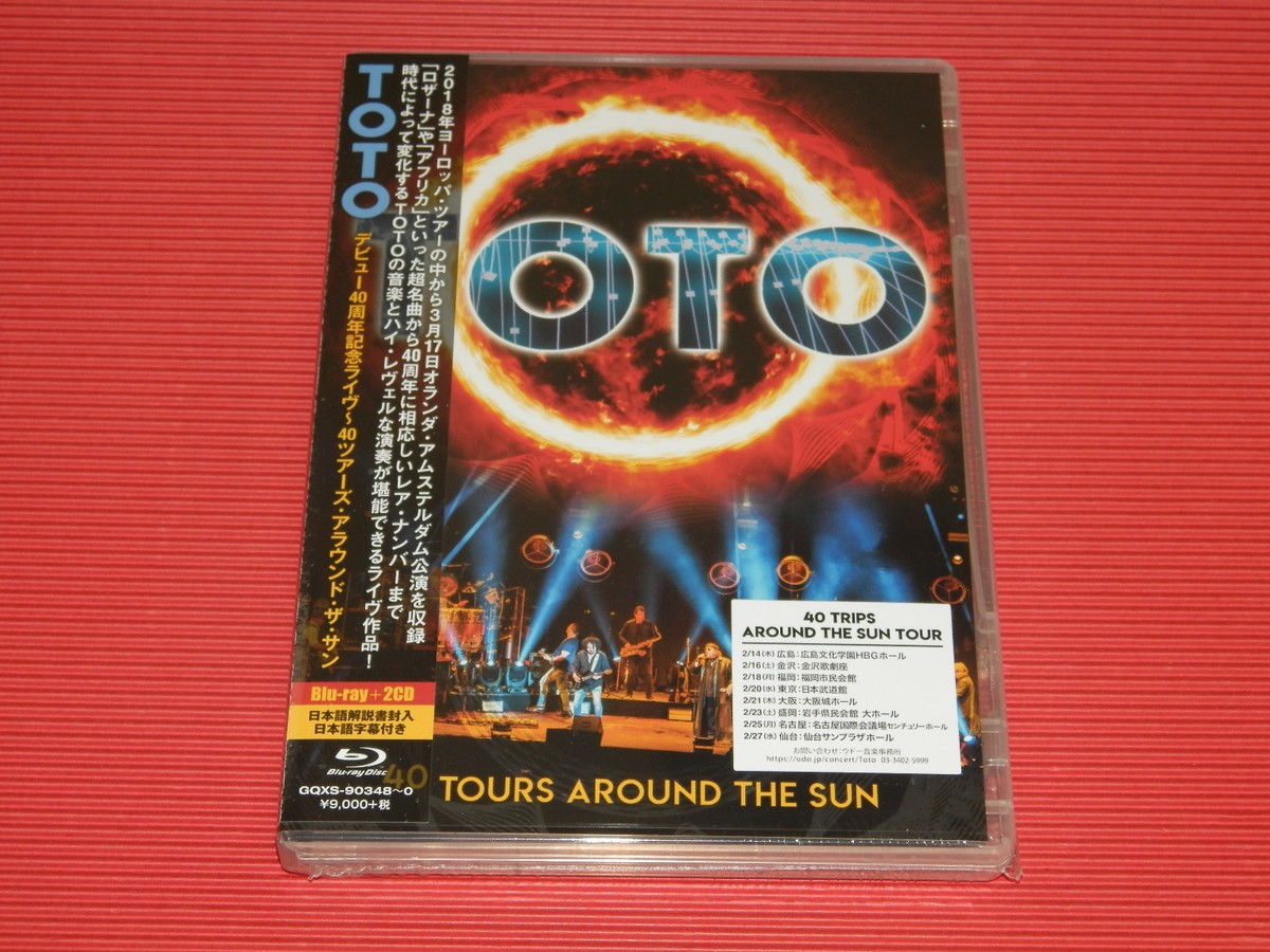 5AT TOTO 40 TOURS AROUND THE SUN JAPAN 2 CD + BLU-RAY DISC EDITION