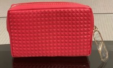 Valentino Beauty Studded Premium Clutch / Bag with "V" Logo Zipper