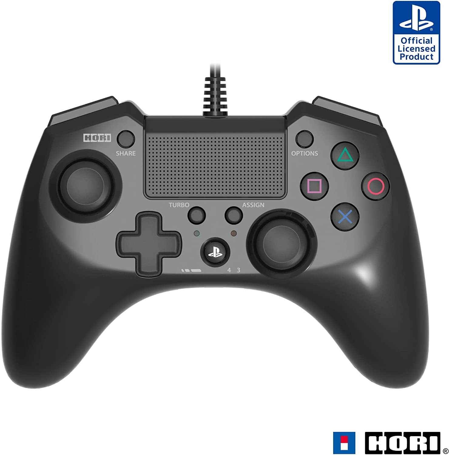 Hori Pad FPS Plus PS4 PS3 Black Rapid fire USB connection Controller New eBay