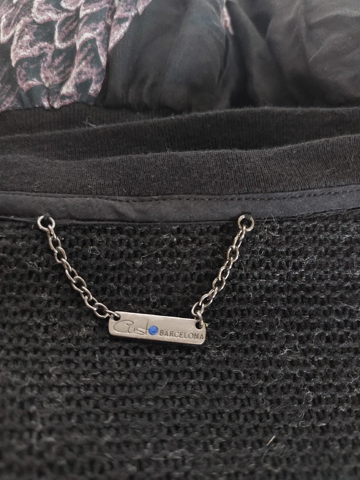 Custo Barcelona Damen Kleid Dress Gr. 3 M Seide Polyester  - Bild 3 von 4