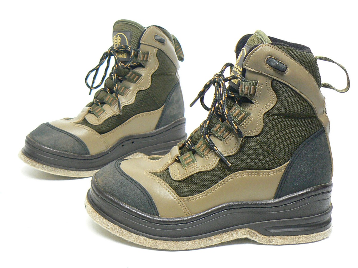 NWT Unused Hodgman Felt Bottom Canvas Fly Fishing  Boots - Size 7 Hodgman Wadelite Felt Sole Fly Fishing Wading Boots Men main image 2
