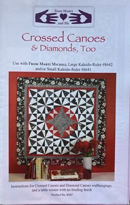 Quilt Pattern: "Crossed Canoes & Diamonds Too" by From Marti & Me