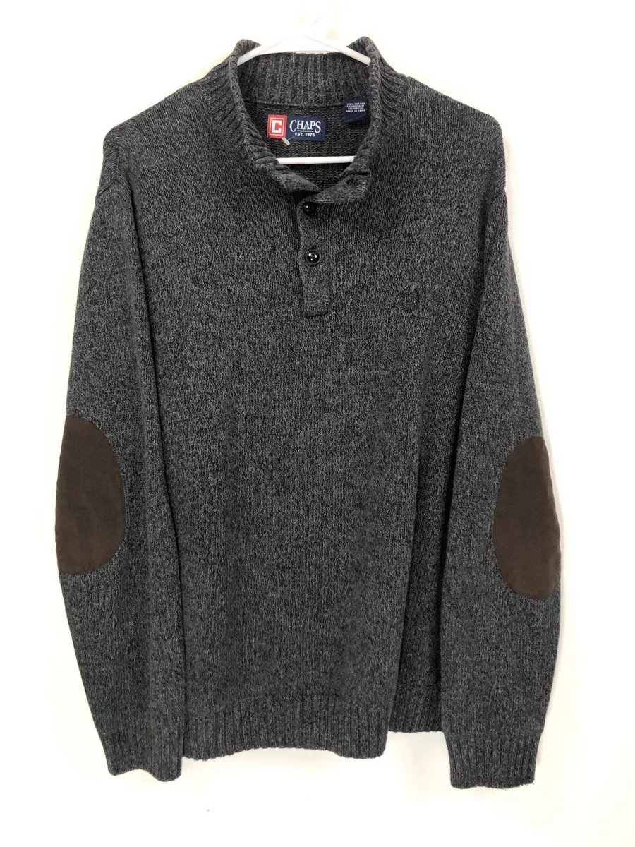 Chaps sweater hotsell with elbow patches