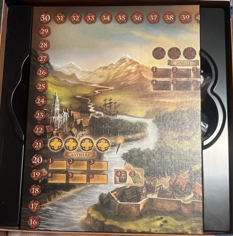 Ken Follett 火柱策略棋盘游戏 Sequel Pillars Of The Earth 出品 — 第 4/4 张图片