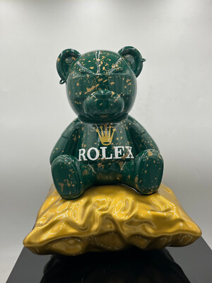 ROLEX, limitierter böser Bär, Design Naor26, handsigniert, Nr. 3/26