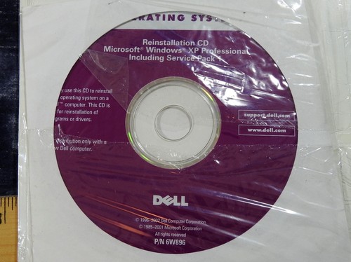 Dell Reinstallation CD Microsoft Windows XP Professional Service Pack 1 -08W383 - Picture 3 of 4