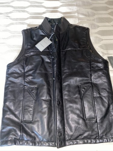 Daniel Cremieux Reversible Leather Vest 
