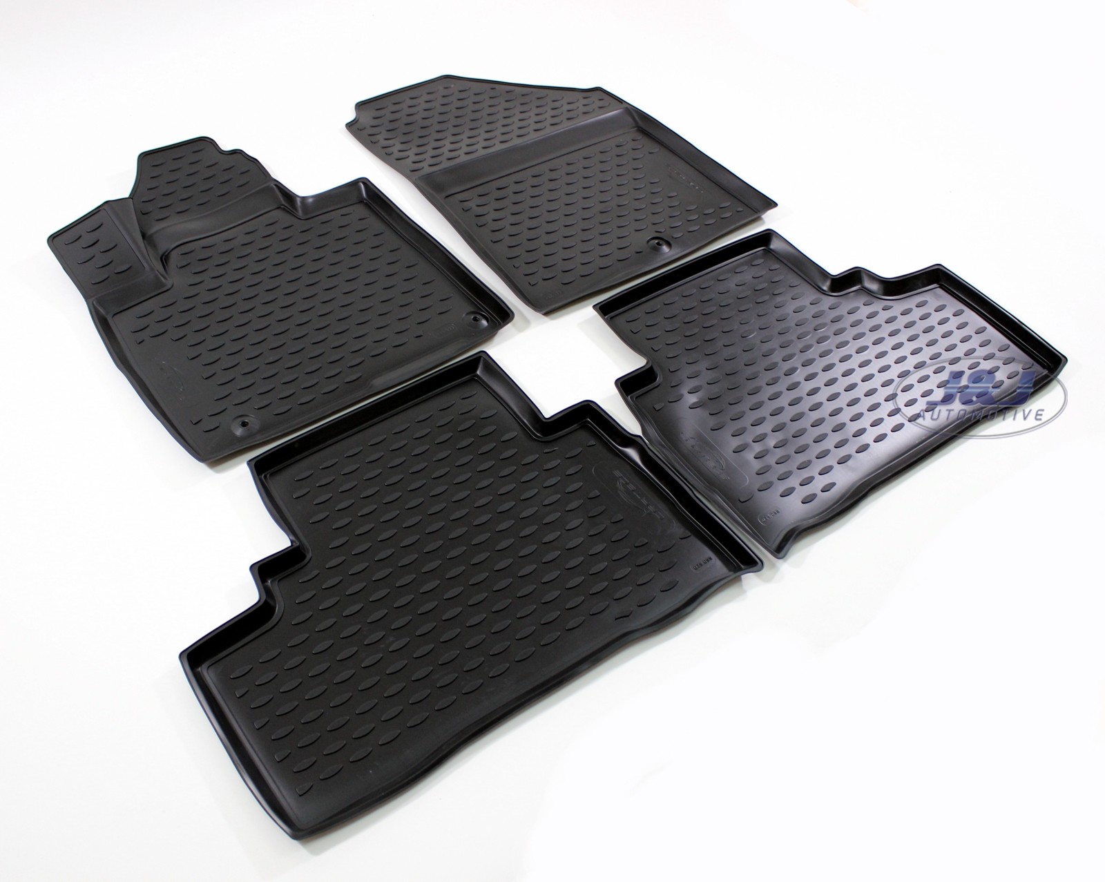 Tapis de sol en caoutchouc 3D pour Ford B-Max 2012-2017 noir