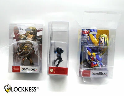 LOCK NESS Amiibo Schutz Protektor Hülle Nintendo amiibos Tears of the Kingdom Link NEU TOP