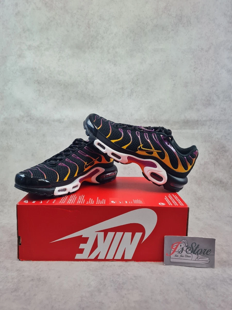 Nike Air Max Plus TN Black University Gold Viotech Purple Gr.42 42