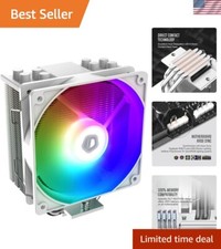 Stylish ARGB Cooling Fan - SE-214-XT CPU Cooler with 4 Heatpipes  Sync Feature