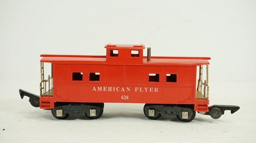 American Flyer S Gauge 638 Red Caboose No Box B23-2 - Picture 5 of 11