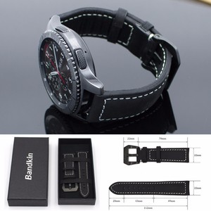 Samsung Gear S3 Classic / Frontier Watch Band Vintage Genuine Leather Strap | eBay