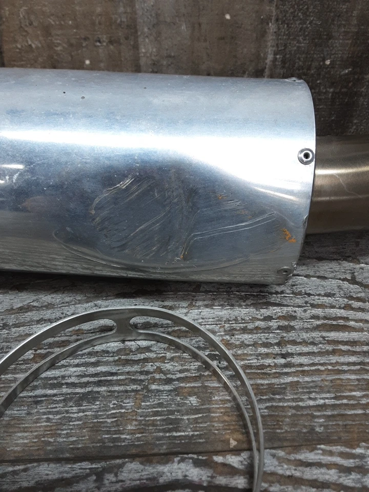 2001 01 99-07 Suzuki Hayabusa GSX1300 GSX1300R tubo silenciador escape trasero Foto 4 de 4