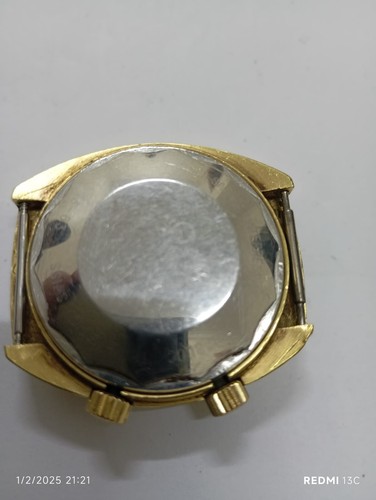 VINTAGE ROYCE Swiss 1970's "Twin-Matic" Alarm Swiss Automatic Not Work For Part - Bild 3 von 9