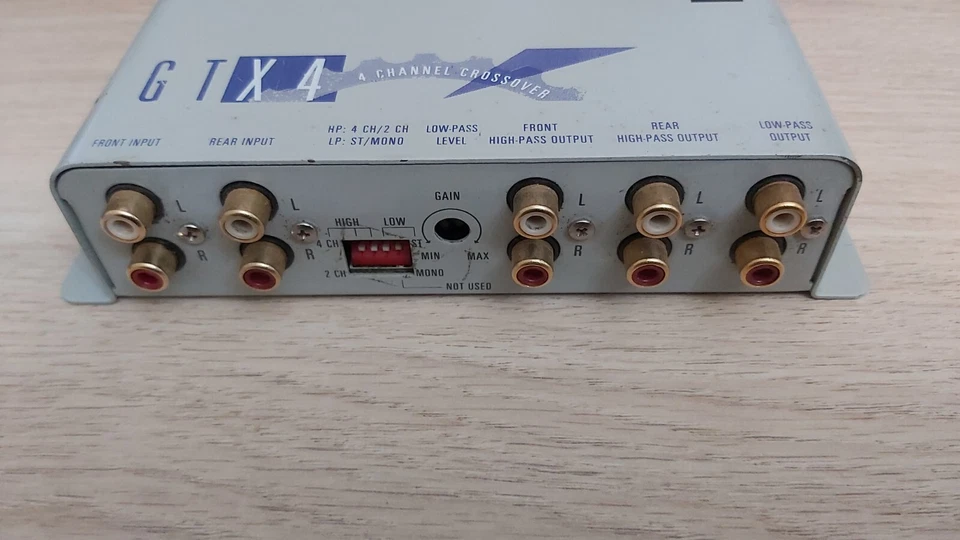 CROSSOVER ATTIVO 3 VIE FRONT REAR SUBWOOFER JBL GTX4 4 CANALI - Immagine 2 di 4