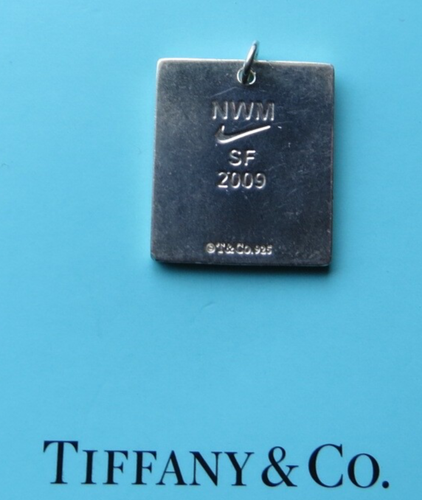 TIFFANY & CO STERLING 2009 NIKE RUN LIKE A GIRL SAN FRANCISCO MARATHON CHARM - 第 2/2 張圖片